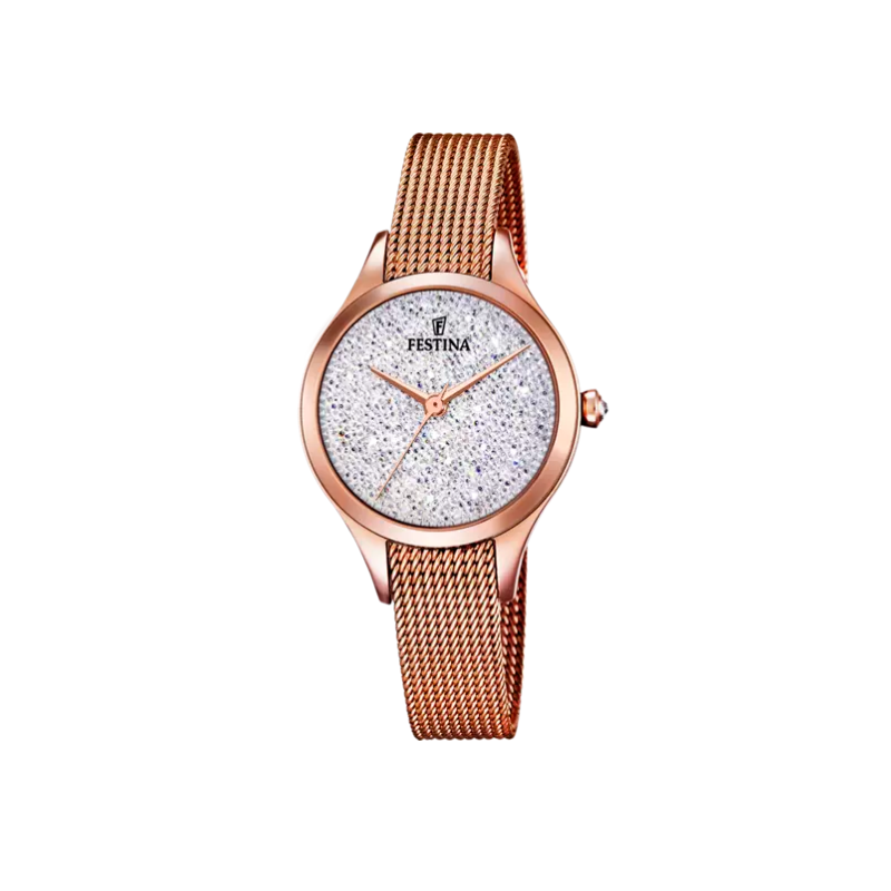 RELOJ FESTINA MADEMOISELLE PLATA CORREA DE ACERO MUJER F20338/1