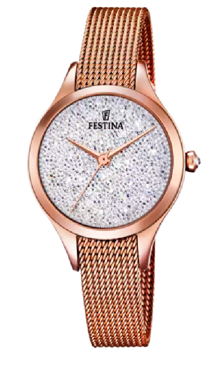 RELOJ FESTINA MADEMOISELLE PLATA CORREA DE ACERO MUJER F20338/1