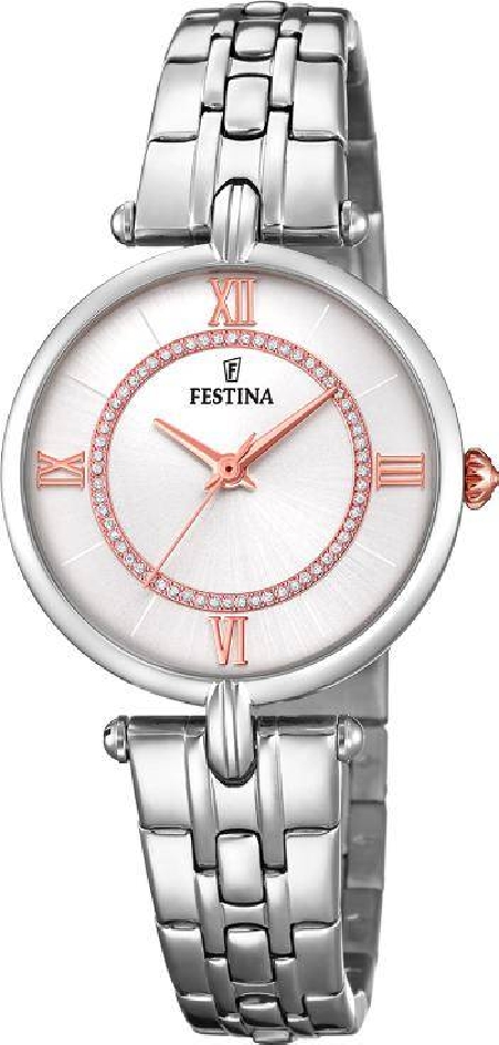 RELOJ FESTINA PETITE PLATA CORREA DE ACERO MUJER F20315/1