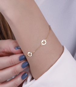 PULSERA "ATHENS" ORO 18K