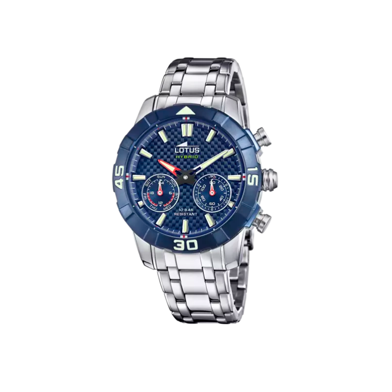 RELOJ LOTUS CONNECTED AZUL CORREA DE ACERO HOMBRE 18810/3
