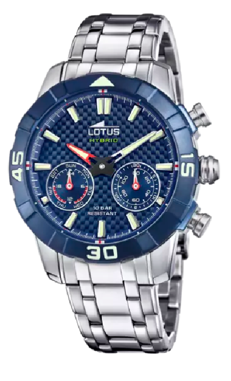 RELOJ LOTUS CONNECTED AZUL CORREA DE ACERO HOMBRE 18810/3