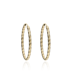 Pendientes Aro Oro 18k 18mm "Carlsbad" - Joyerías Sánchez