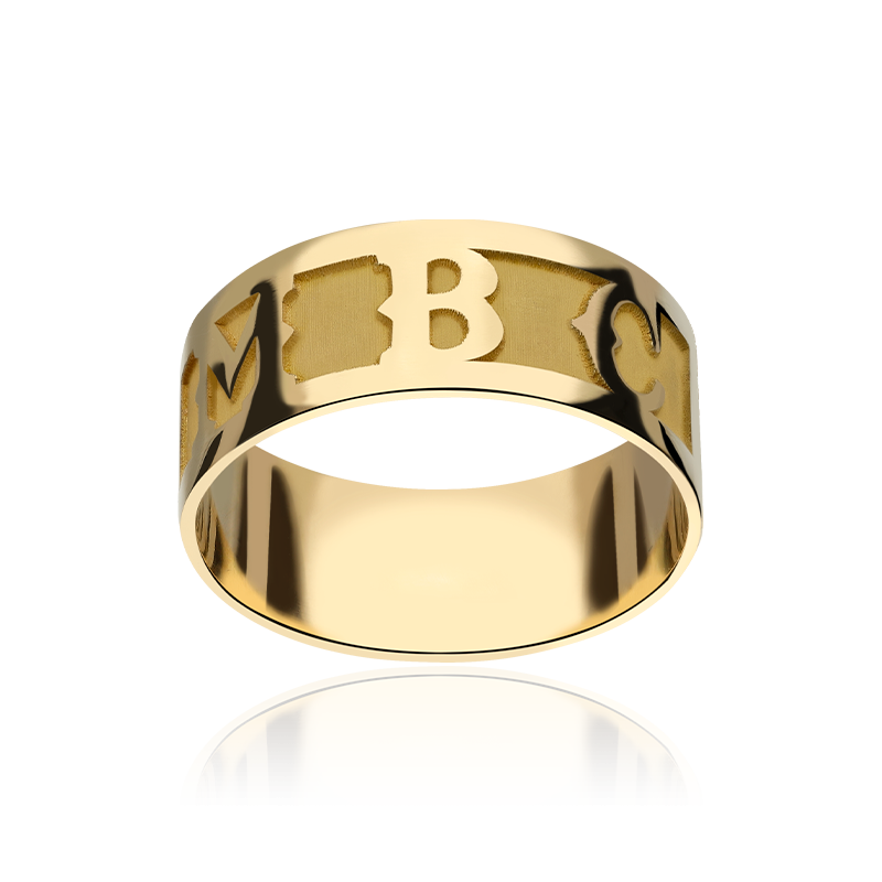 ANILLO AJUSTADOR "ARVADA" 8 mm ORO 18K