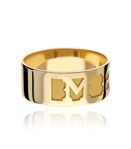 ANILLO AJUSTADOR "ARVADA" 8 mm ORO 18K