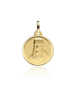 MEDALLA FRAY LEOPOLDO 18 MM ORO 18K