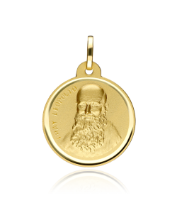 MEDALLA FRAY LEOPOLDO 22 MM ORO 18K