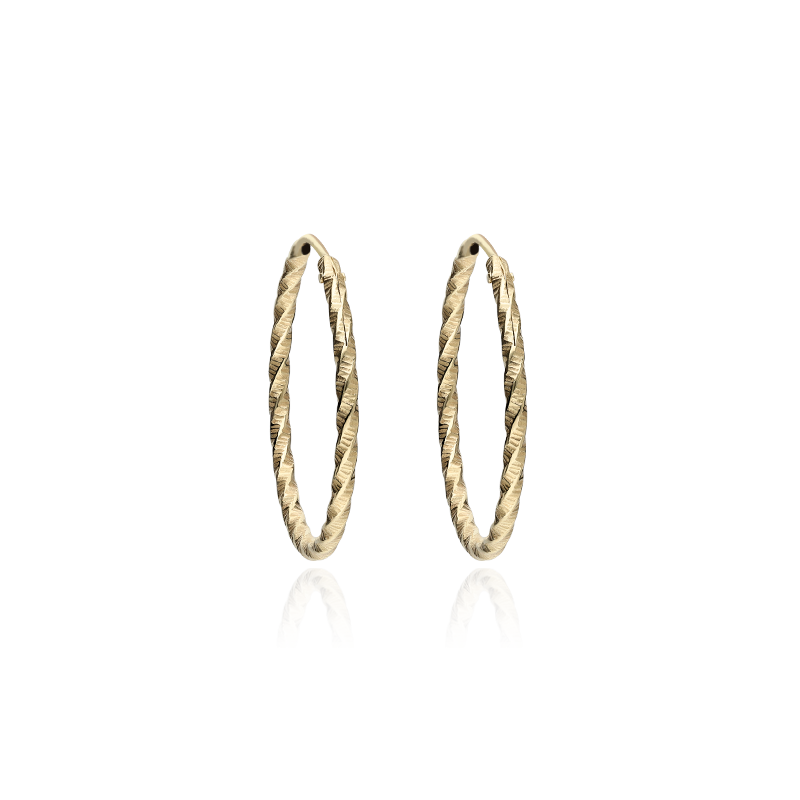 Pendientes Aro Oro 18k 15mm "Carlsbad"