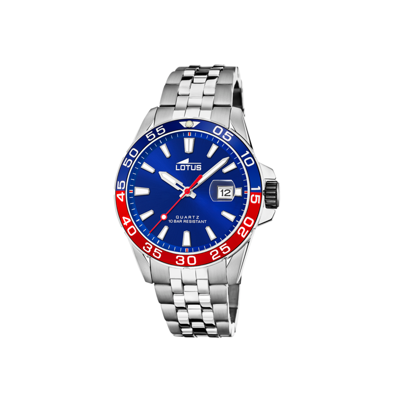 RELOJ LOTUS EXCELLENT AZUL CORREA DE ACERO HOMBRE 18766/3