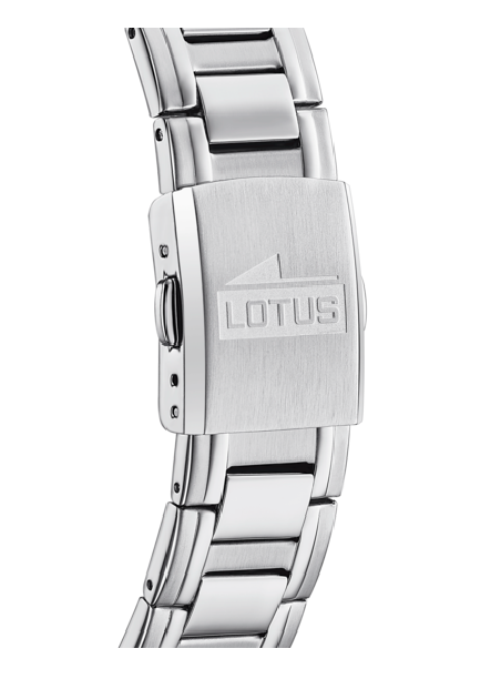 RELOJ LOTUS CLASSIC STEEL BLANCO CORREA DE ACERO HOMBRE 18645/1