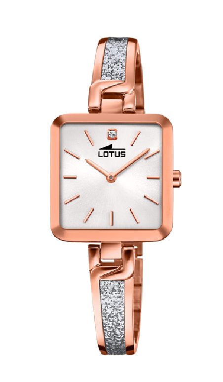 RELOJ LOTUS BLISS PLATA CORREA DE ACERO MUJER 18727/1