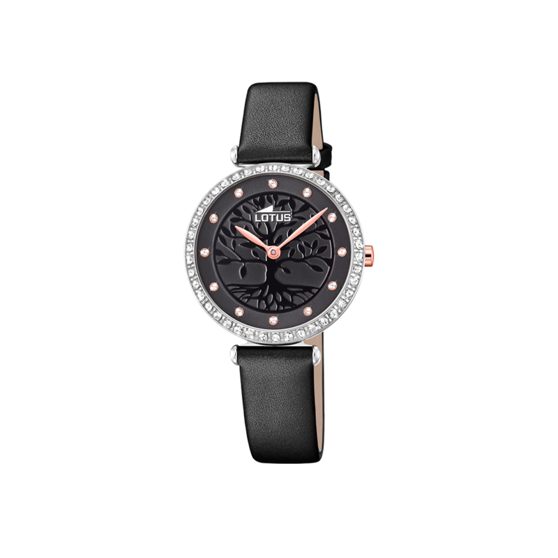 RELOJ LOTUS BLISS NEGRO CORREA DE PIEL MUJER 18707/3