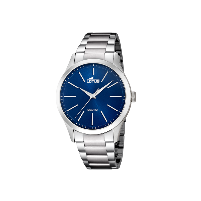 RELOJ LOTUS MINIMALIST AZUL CORREA DE ACERO HOMBRE 15959/A