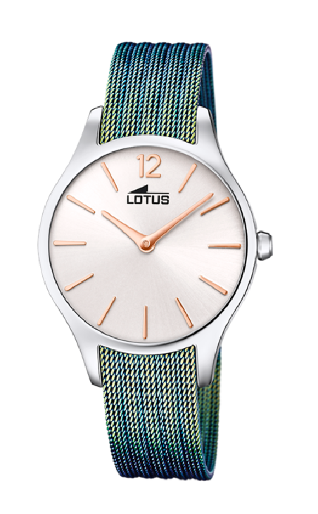 RELOJ LOTUS BLISS PLATA CORREA DE ACERO MUJER 18749/1