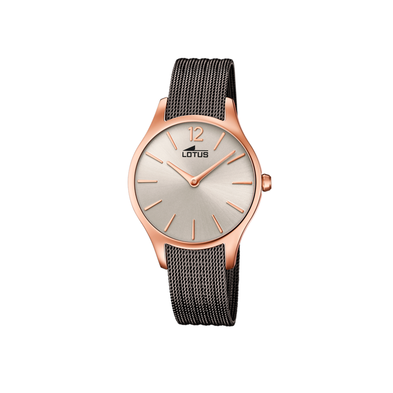 RELOJ LOTUS BLISS PLATA CORREA DE ACERO MUJER 18751/1