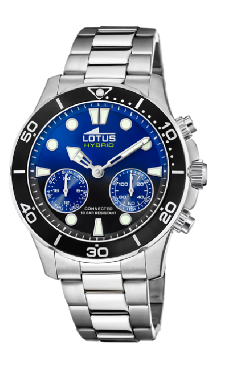 RELOJ LOTUS CONNECTED AZUL CORREA DE ACERO HOMBRE 18800/3