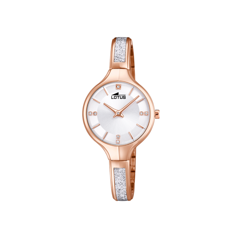 RELOJ LOTUS BLISS PLATA CORREA DE ACERO MUJER 18596/1