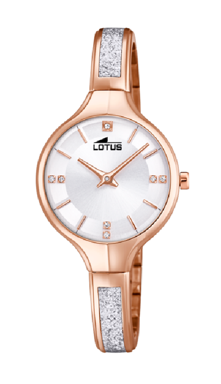 RELOJ LOTUS BLISS PLATA CORREA DE ACERO MUJER 18596/1