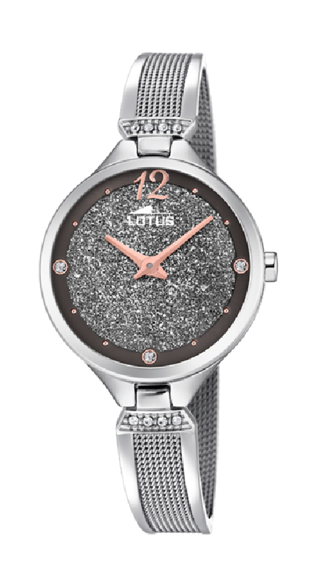 RELOJ LOTUS BLISS GRIS CORREA DE ACERO MUJER 18605/3