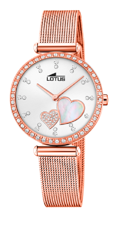 RELOJ LOTUS BLISS BLANCO CORREA DE ACERO MUJER 18620/1