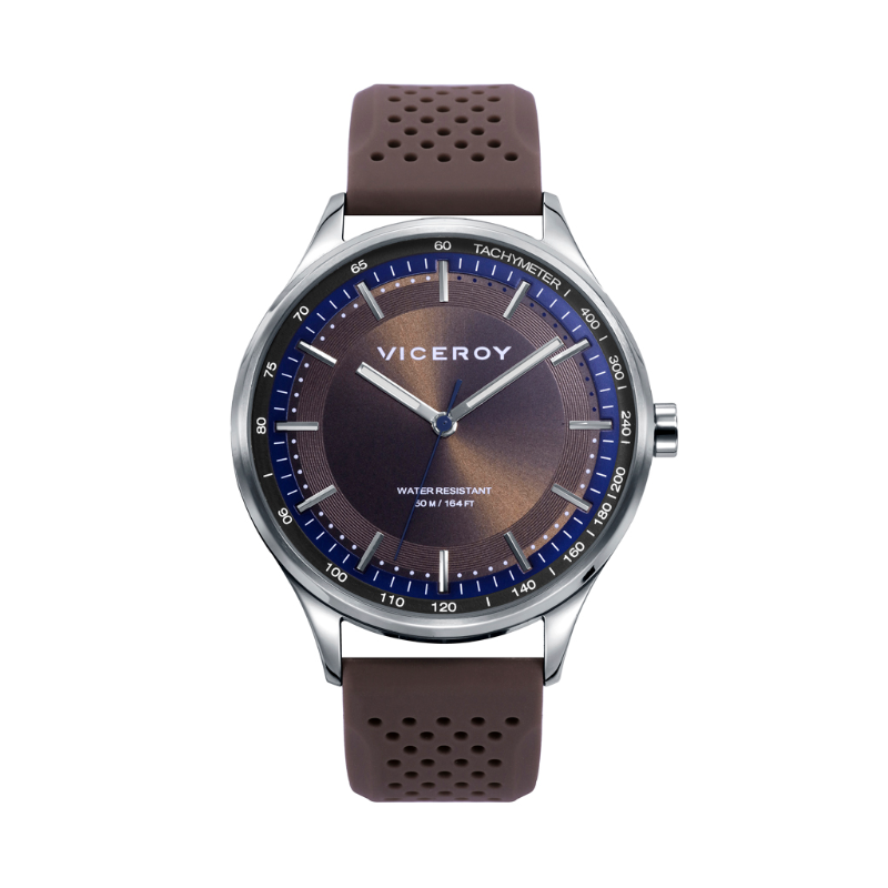 RELOJ VICEROY BEAT ACERO CORREA CAUCHO HOMBRE 471313-17