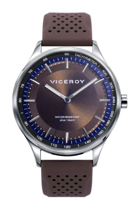 RELOJ VICEROY BEAT ACERO CORREA CAUCHO HOMBRE 471313-17