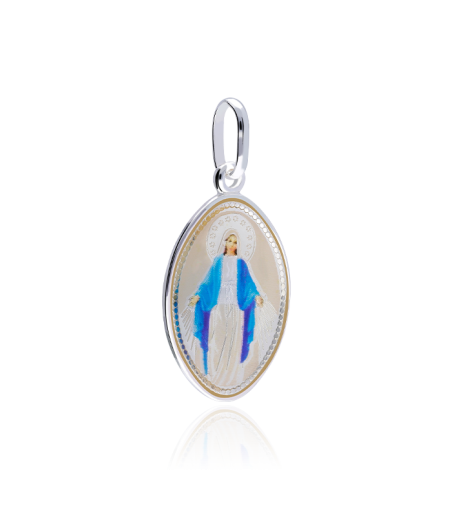 MEDALLA "VIRGEN DE LA MILAGROSA" PLATA DE PRIMERA LEY