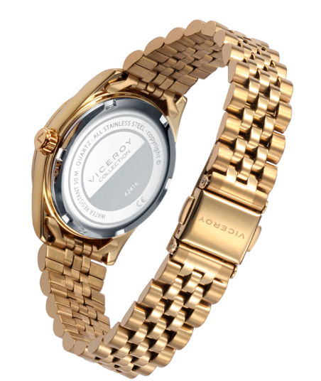 RELOJ VICEROY CHIC ACERO DORADO MUJER 42416-43