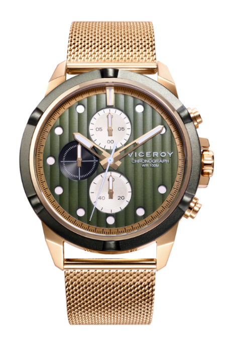 RELOJ VICEROY SWITCH ACERO DORADO HOMBRE 471329-67