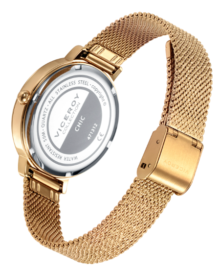 RELOJ VICEROY CHIC ACERO DORADO MUJER 471312-27