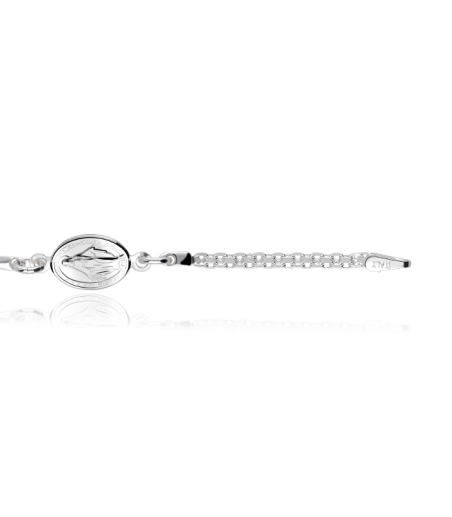 PULSERA PLATA DE LEY CON VIRGENES MILAGROSAS 0610797