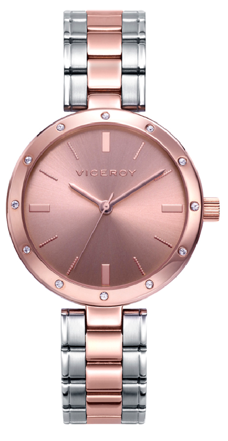 RELOJ VICEROY KISS ACERO BICOLOR MUJER 401148-77