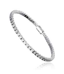 PULSERA RIVIERE DIAMANTES 4.65 CTS ORO BLANCO 18K