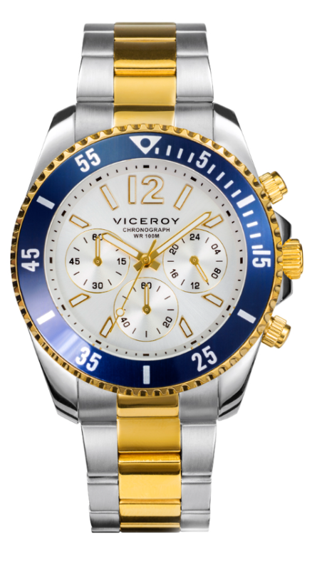 RELOJ VICEROY HEAT ACERO BICOLOR HOMBRE 401225-05