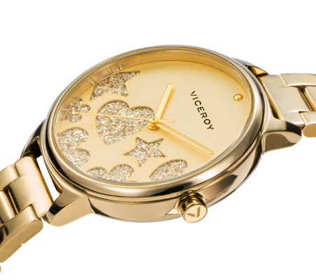 RELOJ VICEROY AIR ACERO DORADO MUJER 461144-20