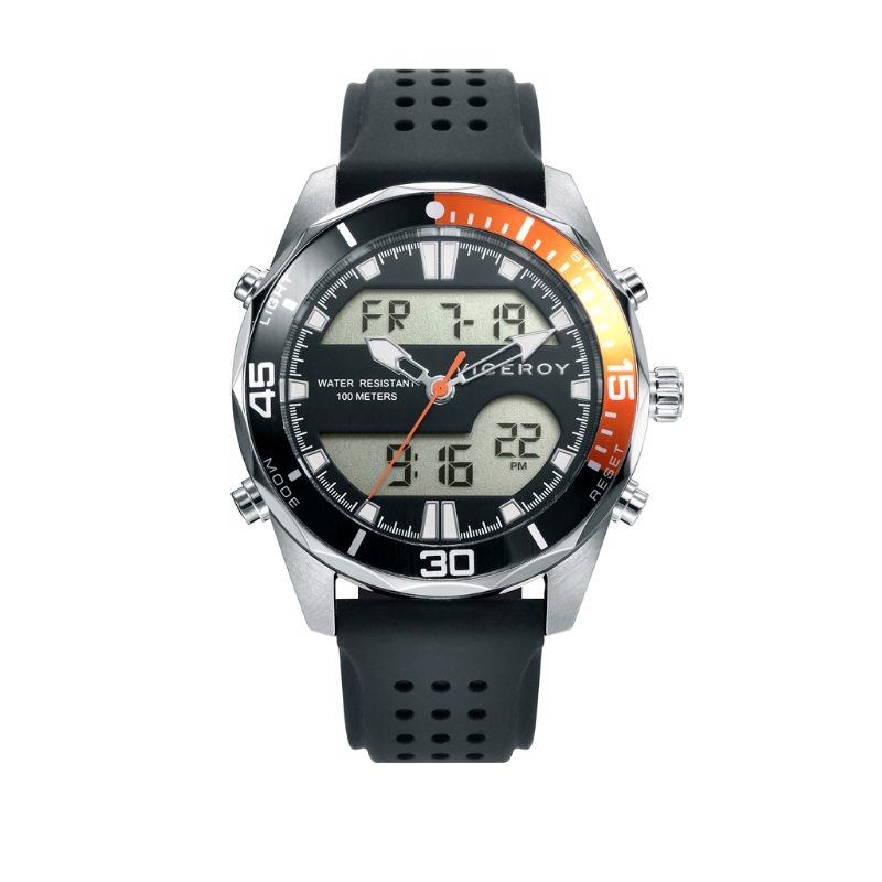 RELOJ VICEROY HEAT ACERO CORREA SILICONA HOMBRE 401195-57