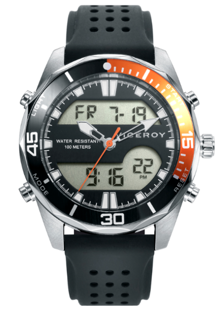 RELOJ VICEROY HEAT ACERO CORREA SILICONA HOMBRE 401195-57