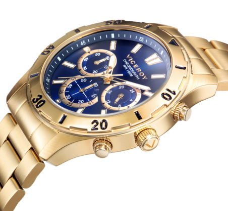 RELOJ VICEROY HEAT ACERO DORADO HOMBRE 401135-36