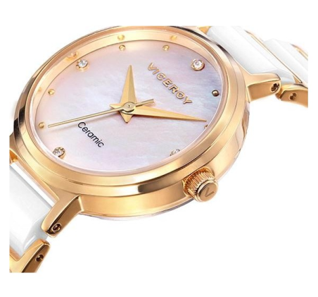 RELOJ VICEROY CERAMICA ACERO DORADO MUEJR 471006-07