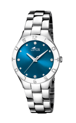RELOJ LOTUS AZUL CORREA DE ACERO MUJER 18568/C