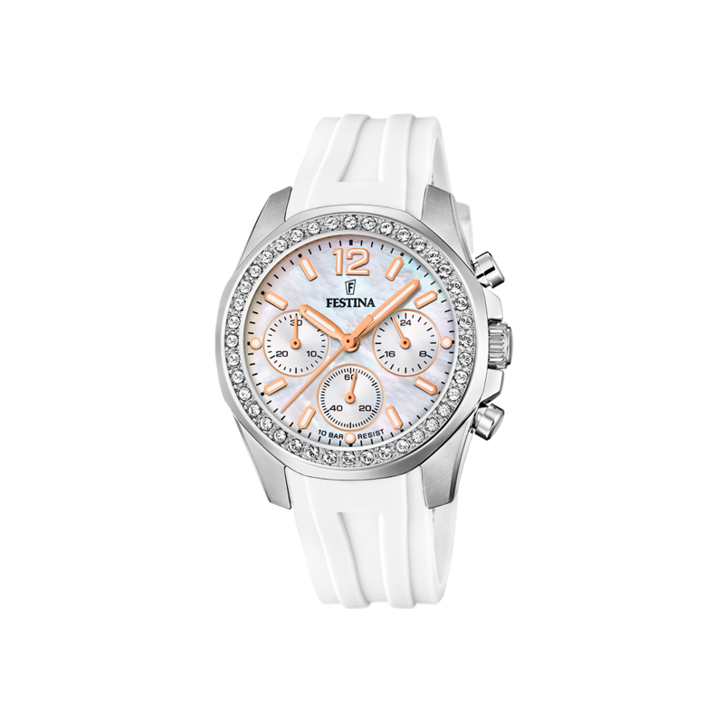 RELOJ FESTINA RAINBOW PLATA MUJER F20610/1