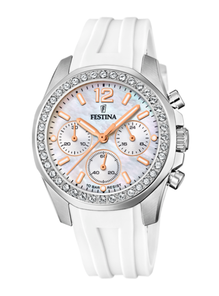 RELOJ FESTINA RAINBOW PLATA MUJER F20610/1