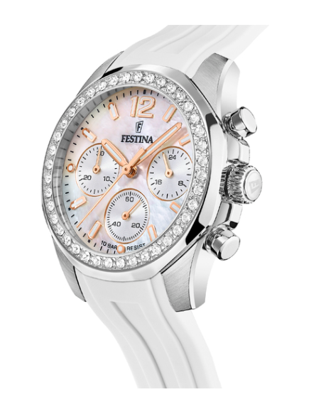 RELOJ FESTINA RAINBOW PLATA MUJER F20610/1