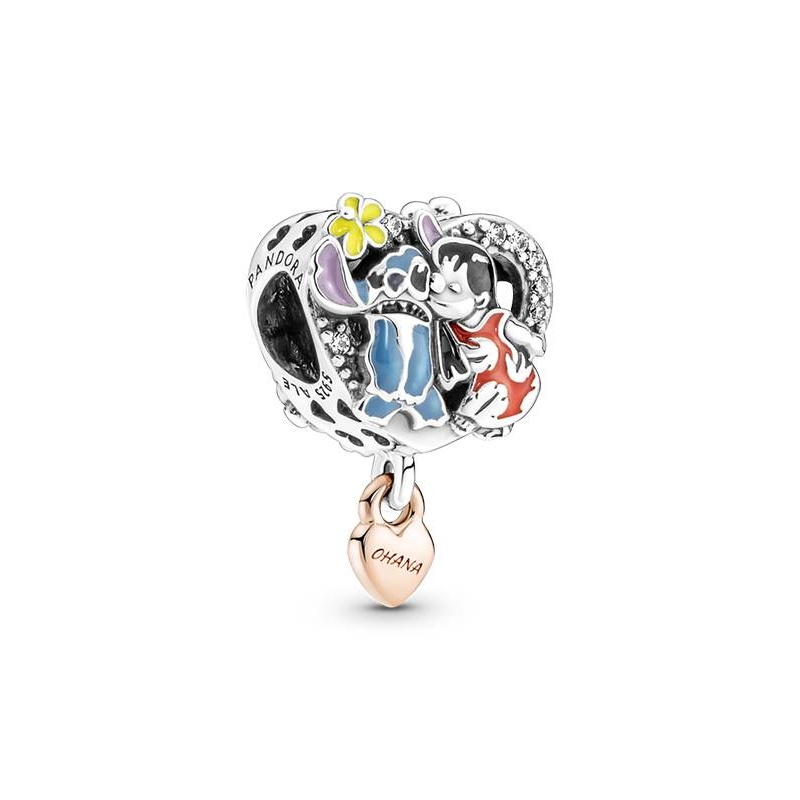 PANDORA CHARM OHANA LILO & STITCH DE DISNEY 781682C01