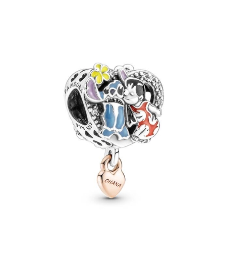 PANDORA CHARM OHANA LILO & STITCH DE DISNEY 781682C01