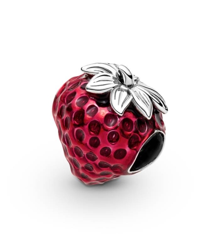 PANDORA CHARM FRESA ESMALTADA 791681C01