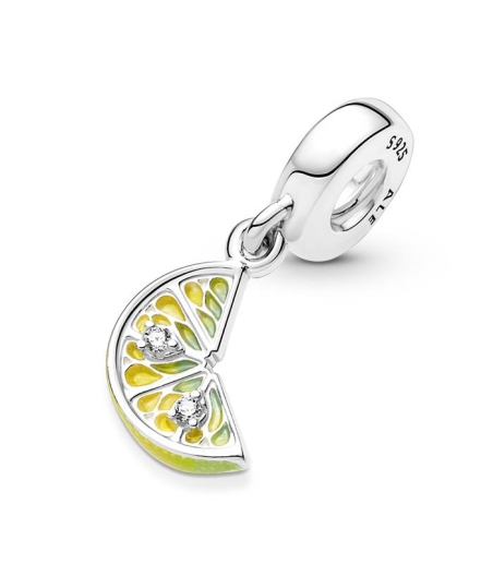 PANDORA CHARM RODAJA DE LIMON BRILLANTE 791696C01