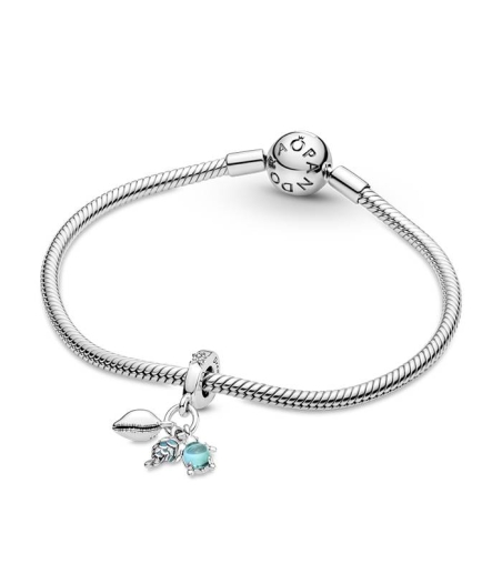 PANDORA CHARM TRIPLE TORTUGA PEZ Y CONCHA 791697C01