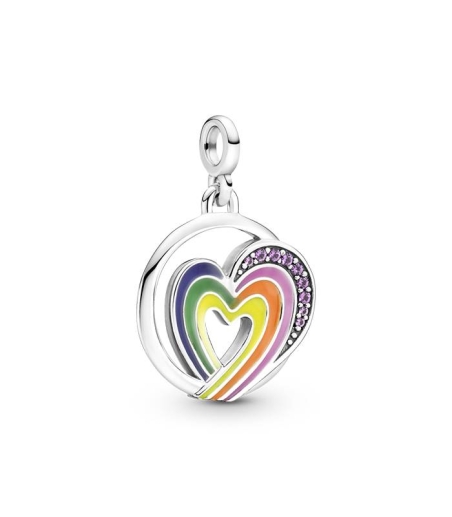 PANDORA CORAZÓN ARCO IRIS DE LA LIBERTAD 791793C01