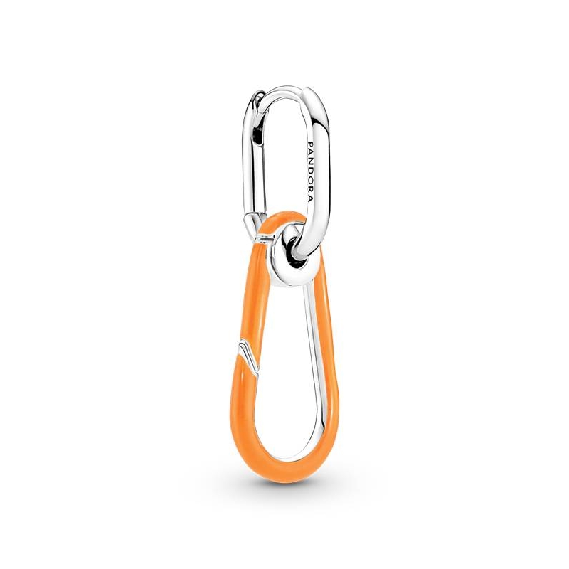 PANDORA PENDIENTE LINK OVAL NARANJA 291982C01 PANDORA PENDIENTE LINK OVAL NARANJA 291982C01